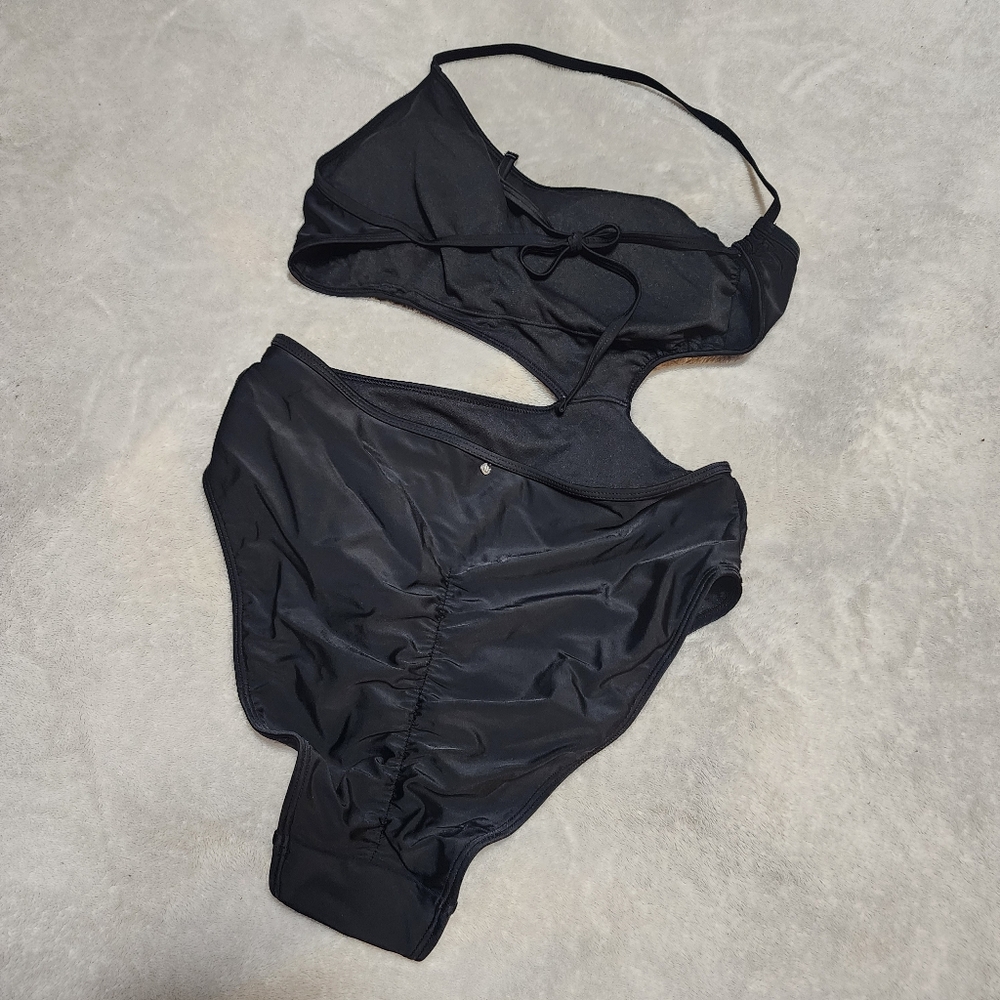 NWT Adore Me Dustin Monokini black one piece cut out bathing suit Sz XL - Picture 15 of 16